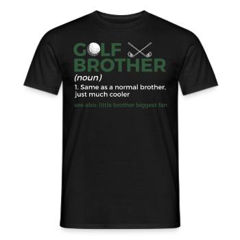 Golf Spieler Spruch Geschenkidee - Männer T-Shirt - Schwarz - Vorne - AI Model Male 178 light (178cm)