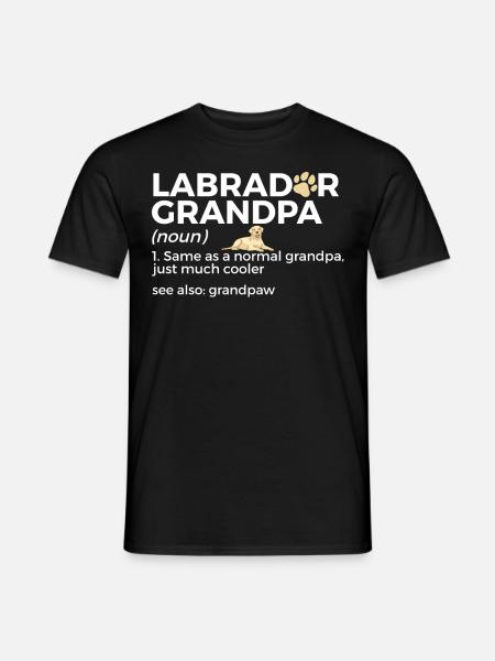 Chiens Labrador - T-shirt homme - noir