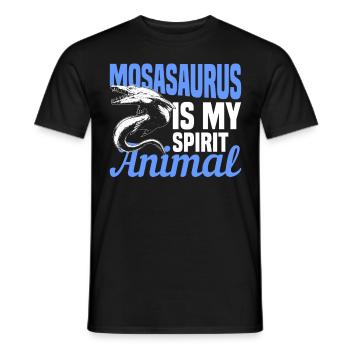 Biologiste marin Mosasaurus Time Dinosaures - T-shirt homme - noir - Devant - AI Model Male 178 light (178cm)