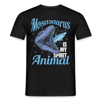 Biologiste marin Mosasaurus Temps Dinosaure - T-shirt homme - noir - Devant - AI Model Male 178 light (178cm)