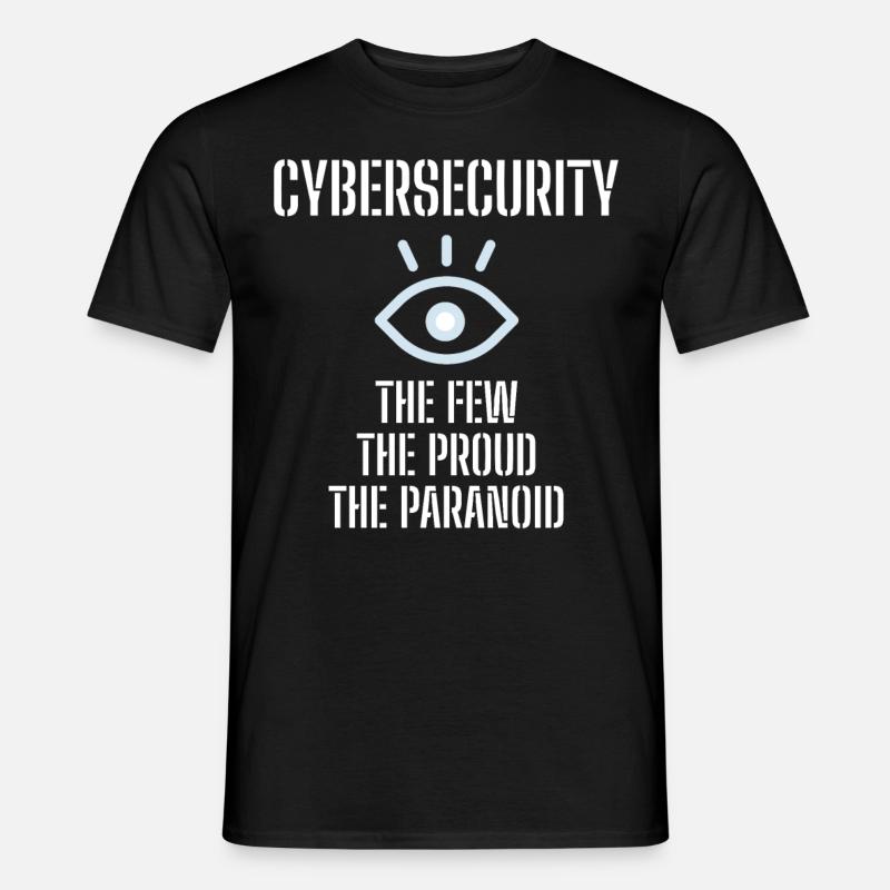 Cybersecurity - IT-Sicherheit Informatiker - Männer T-Shirt - Schwarz