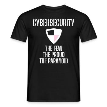 Cybersecurity - IT-Sicherheit Informatiker - Männer T-Shirt - Schwarz - Vorne - AI Model Male 178 light (178cm)