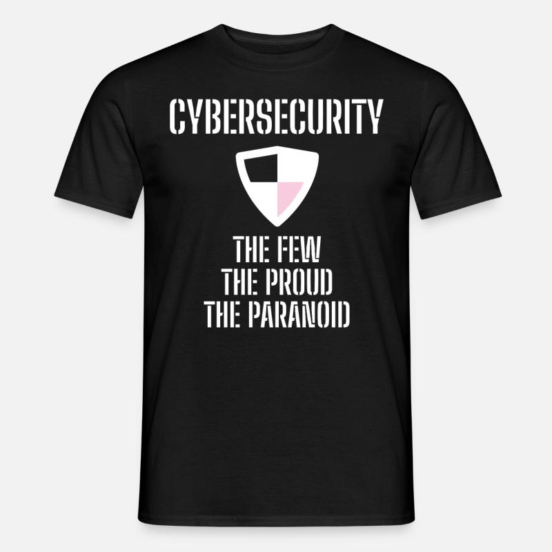 Cybersecurity - IT Security Computer Scientists - Men’s T-shirt - black