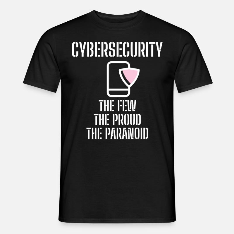 Cybersecurity - IT-Sicherheit Informatiker - Männer T-Shirt - Schwarz
