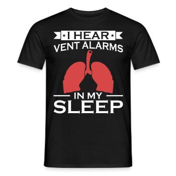 Respiratory therapists Respiratory therapist Occupational therapists - Men's T-Shirt - black - Front - AI Model Male 178 light (178cm)