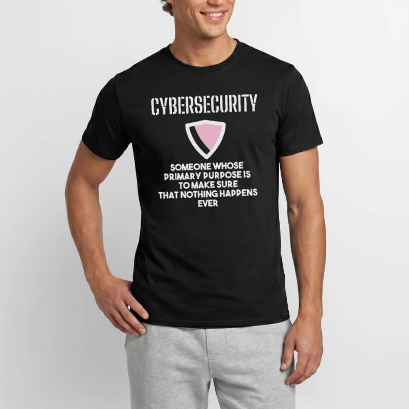 Cybersecurity - IT Security Computer Scientists Men's T-Shirt