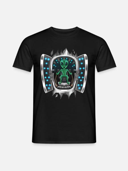 Alien Inside Costume Alien prend le contrôle - T-shirt homme - noir