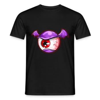 One Eyed Demon One Eye With Tiny Wings Costume - Men's T-Shirt - black - Front - AI Model Male 178 light (178cm)