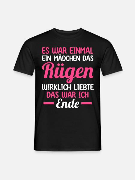 Ostsee Rügen - Männer T-Shirt - Schwarz