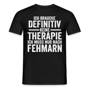 Ostsee Fehmarn - Männer T-Shirt - Schwarz - Vorne - AI Model Male 178 light (178cm)