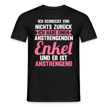 Großmutter Großmama Omi Oma - Männer T-Shirt - Schwarz - Vorne - AI Model Male 178 light (178cm)