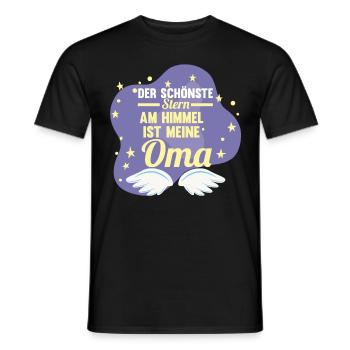Großmutter Großmama Omi Oma - Männer T-Shirt - Schwarz - Vorne - AI Model Male 178 light (178cm)