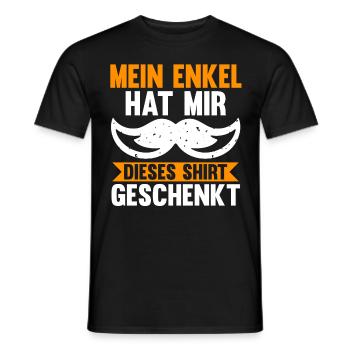 Großvater Großpapa Opi Opa - Männer T-Shirt - Schwarz - Vorne - AI Model Male 178 light (178cm)
