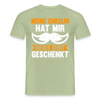 Großvater Großpapa Opi Opa - Männer T-Shirt - Sage - Vorne - AI Model Male 178 light (178cm)