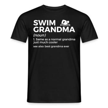 Schwimmer Schwimmen Spruch - Männer T-Shirt - Schwarz - Vorne - AI Model Male 178 light (178cm)