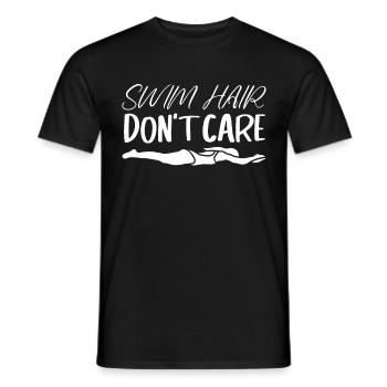 Schwimmer Schwimmen Spruch - Männer T-Shirt - Schwarz - Vorne - AI Model Male 178 light (178cm)