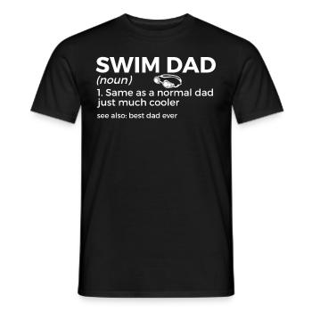Schwimmer Schwimmen Spruch - Männer T-Shirt - Schwarz - Vorne - AI Model Male 178 light (178cm)