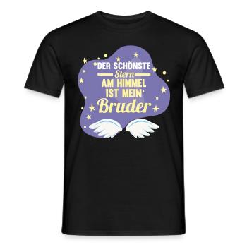 Geschwister Familie Brüder Bruder - Männer T-Shirt - Schwarz - Vorne - AI Model Male 178 light (178cm)
