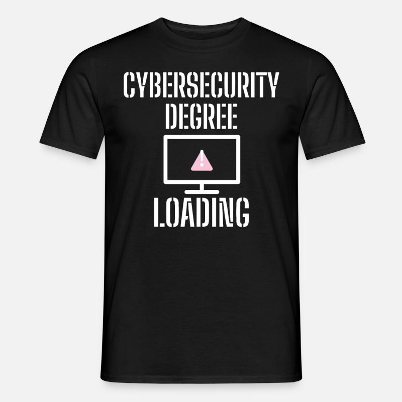 Cybersecurity - IT Security Computer Scientists - Men’s T-shirt - black
