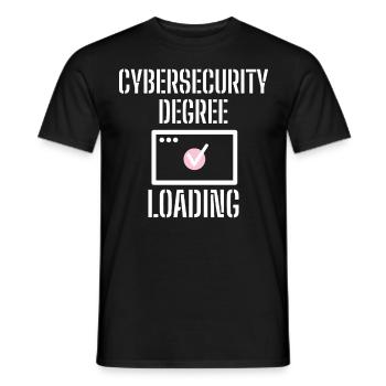 Cybersecurity - IT-Sicherheit Informatiker - Männer T-Shirt - Schwarz - Vorne - AI Model Male 178 light (178cm)