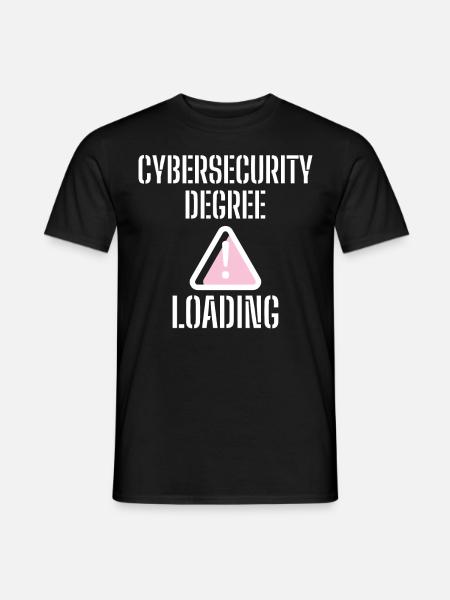 Cybersecurity - IT Security Computer Scientists - Men's T-Shirt - black