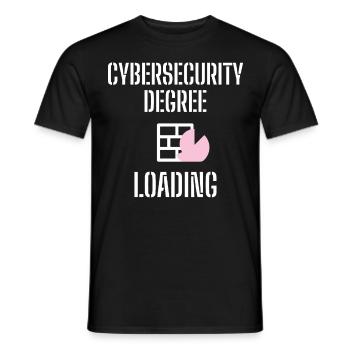 Cybersecurity - IT Security Computer Scientists - Men's T-Shirt - black - Front - AI Model Male 178 light (178cm)