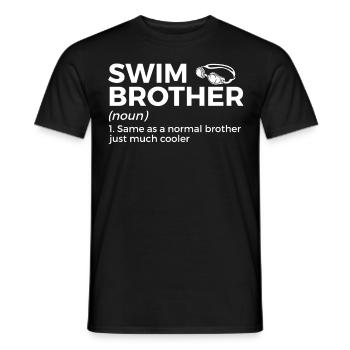 Schwimmer Schwimmen Spruch - Männer T-Shirt - Schwarz - Vorne - AI Model Male 178 light (178cm)