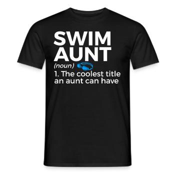 Schwimmer Schwimmen Spruch - Männer T-Shirt - Schwarz - Vorne - AI Model Male 178 light (178cm)