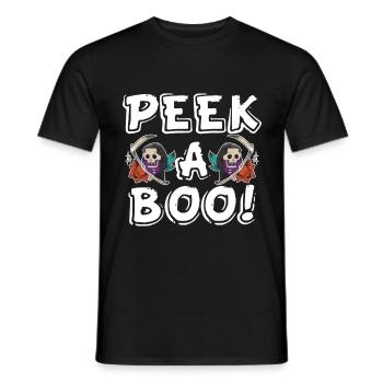 Candy Pumpkin Halloween Party Nightmare Witch Be - Men's T-Shirt - black - Front - AI Model Male 178 light (178cm)