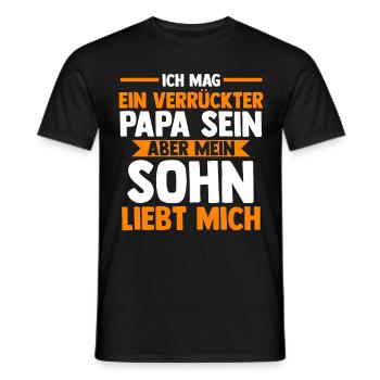 Vater Papi Papa - Männer T-Shirt - Schwarz - Vorne - AI Model Male 178 light (178cm)
