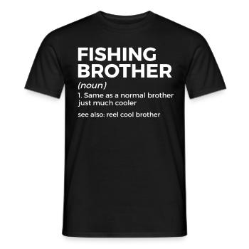 Pêche à la ligne Pêche - T-shirt homme - noir - Devant - AI Model Male 178 light (178cm)