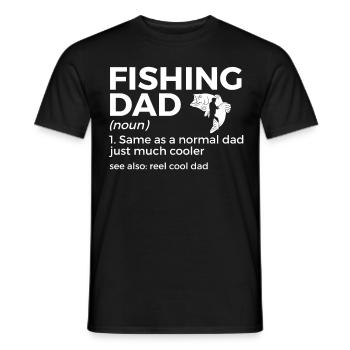 Pêche à la ligne Pêche - T-shirt homme - noir - Devant - AI Model Male 178 light (178cm)