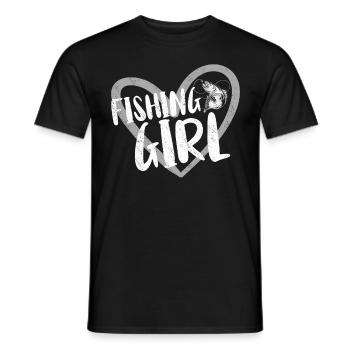 Pêche à la ligne Pêche - T-shirt homme - noir - Devant - AI Model Male 178 light (178cm)