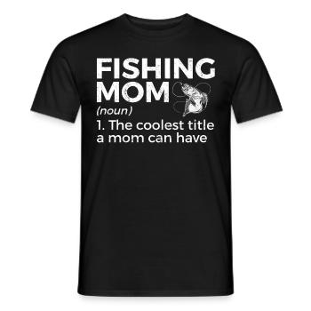 Pêche à la ligne Pêche - T-shirt homme - noir - Devant - AI Model Male 178 light (178cm)