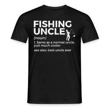 Pêche à la ligne Pêche - T-shirt homme - noir - Devant - AI Model Male 178 light (178cm)