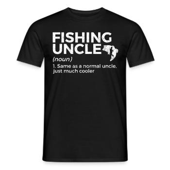 Pêche à la ligne Pêche - T-shirt homme - noir - Devant - AI Model Male 178 light (178cm)