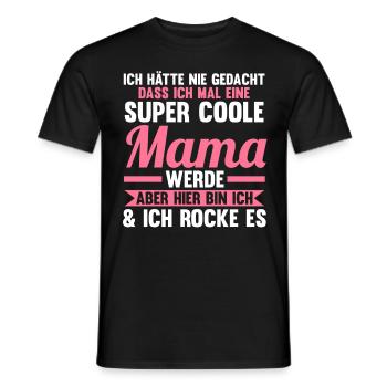 Mutter Mama - Männer T-Shirt - Schwarz - Vorne - AI Model Male 178 light (178cm)