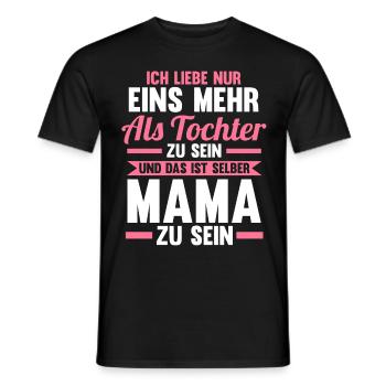 Mutter Mama - Männer T-Shirt - Schwarz - Vorne - AI Model Male 178 light (178cm)