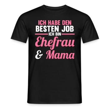 Mutter Mama - Männer T-Shirt - Schwarz - Vorne - AI Model Male 178 light (178cm)
