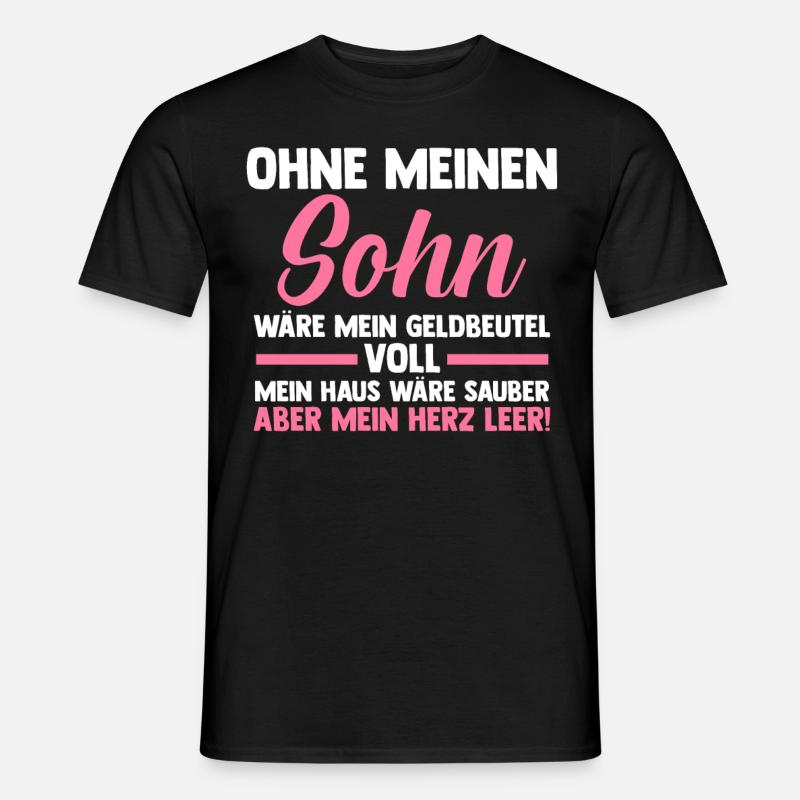 Mutter Neffen Mama - Männer T-Shirt - Schwarz