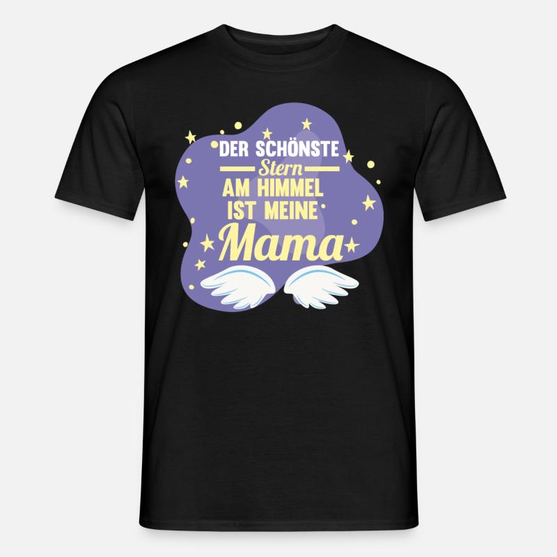 Mutter Tochter Sohn Mama - Männer T-Shirt - Schwarz