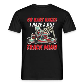 Go Kart Home Racer Lap Race Speed Re - Men's T-Shirt - black - Front - AI Model Male 178 light (178cm)