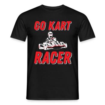 Kart Racer Go-Kart Racing Track Racing Fun - Men's T-Shirt - black - Front - AI Model Male 178 light (178cm)