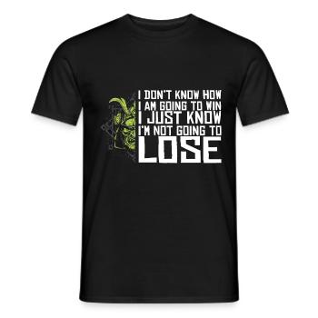 Citation de samouraï guerrier japonais Japon ninja - T-shirt homme - noir - Devant - AI Model Male 178 light (178cm)