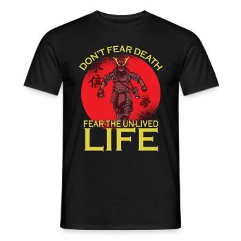 Les samouraïs craignent le guerrier japonais ninja suédois - T-shirt homme - noir - Devant - AI Model Male 178 light (178cm)