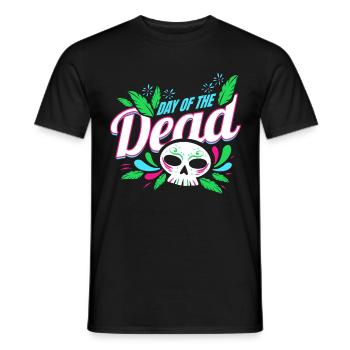 Logo For Day Of The Dead - Männer T-Shirt - Schwarz - Vorne - AI Model Male 178 light (178cm)