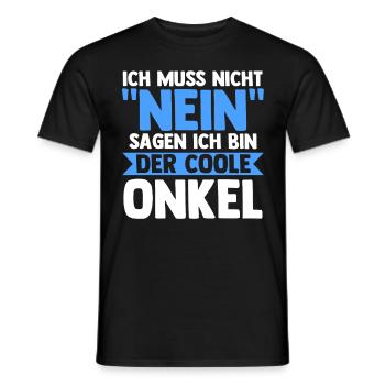 Patenonkel Pate Onkel - Männer T-Shirt - Schwarz - Vorne - AI Model Male 178 light (178cm)