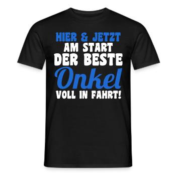 Patenonkel Pate Onkel - Männer T-Shirt - Schwarz - Vorne - AI Model Male 178 light (178cm)