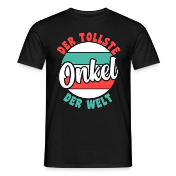Patenonkel Pate Onkel - Männer T-Shirt - Schwarz - Vorne - AI Model Male 178 light (178cm)