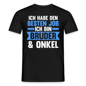 Patenonkel Pate Onkel - Männer T-Shirt - Schwarz - Vorne - AI Model Male 178 light (178cm)